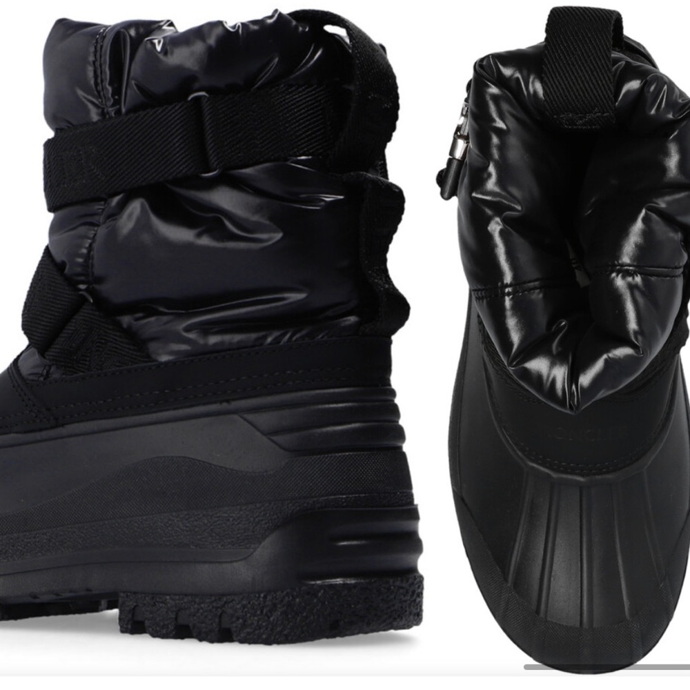 MONCLER, Summus Webbing-Trimmed Nylon and Rubber Snow Boots, Size 40 - Picture 4 of 11